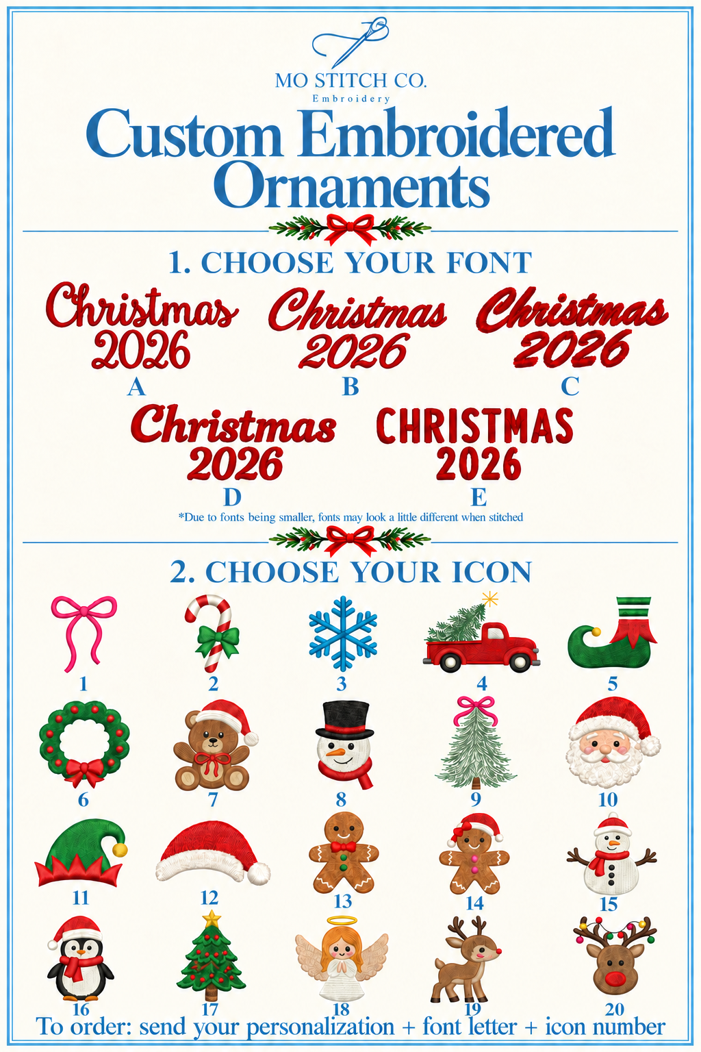 Custom Christmas Ornament