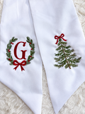Christmas Wreath Sash